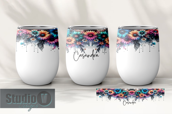 12oz/330ml Wine Tumbler – Custom Print - Image 4