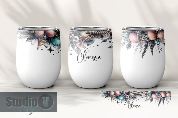 12oz/330ml Wine Tumbler – Custom Print - Image 3