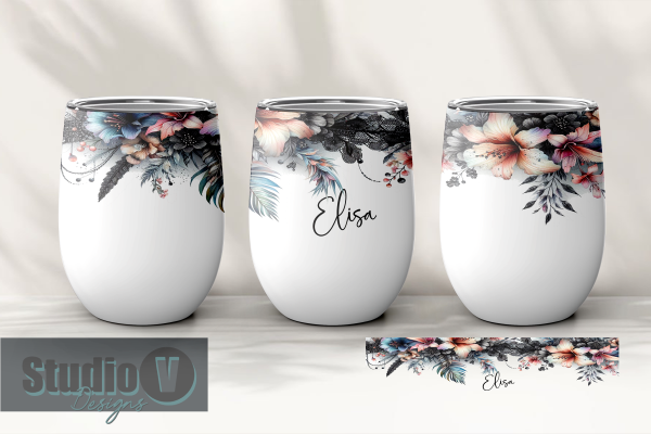 12oz/330ml Wine Tumbler – Custom Print - Image 6